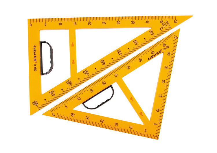 Teacher Handle Triangular Plate Dual-Purpose Triangular Scale Multifunctional Ruler Wooden Set Square Teaching Aids Wholesale Teacher Handle Triangular Plate Dual-Purpose Triangular Scale Multifunctional Ruler Wooden Set Square Teaching Aids Wholesale