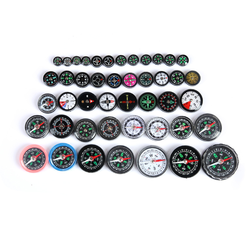 Professional Production 35mm Plastic Compass Export Pointer Type Compass Outdoor Gift Teaching Toy Compass