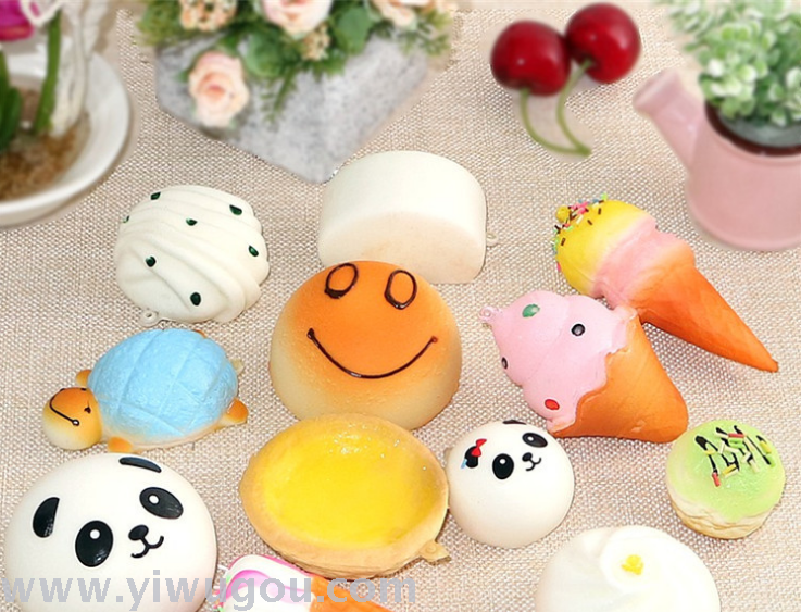PU simulation model squishy slow rebound play super big Peach early teaching decompression toys