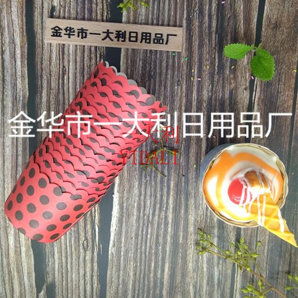 Factory direct small  medium mechanism cake paper cup Hard thick high temperature steamable can be baked cake cup