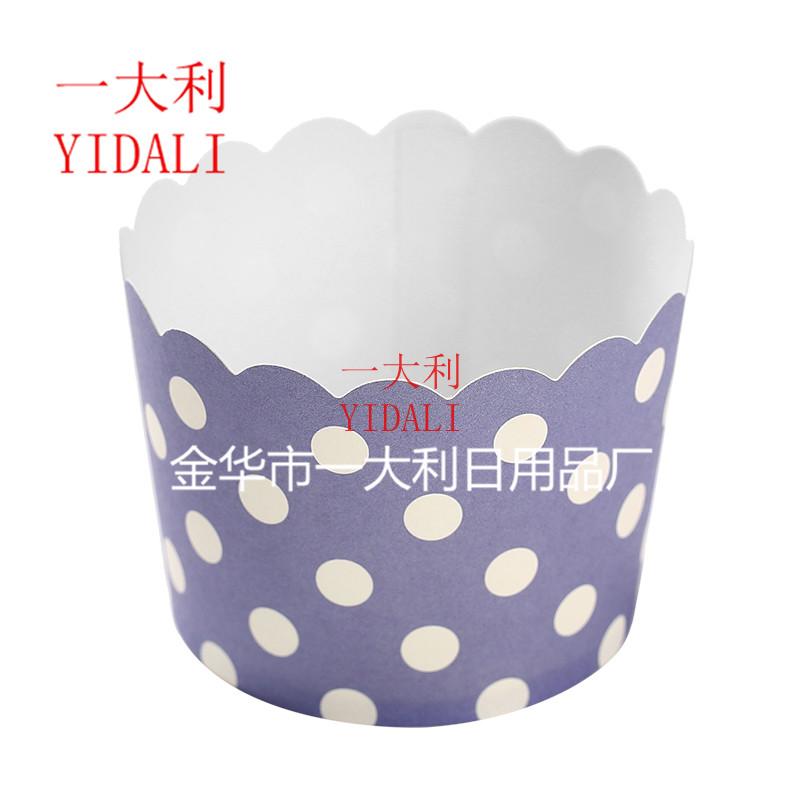 Dot Series Cake Paper Cup Small 5  4.5 High Temperature Resistant Cup PE Coating Oilproof Waterproof