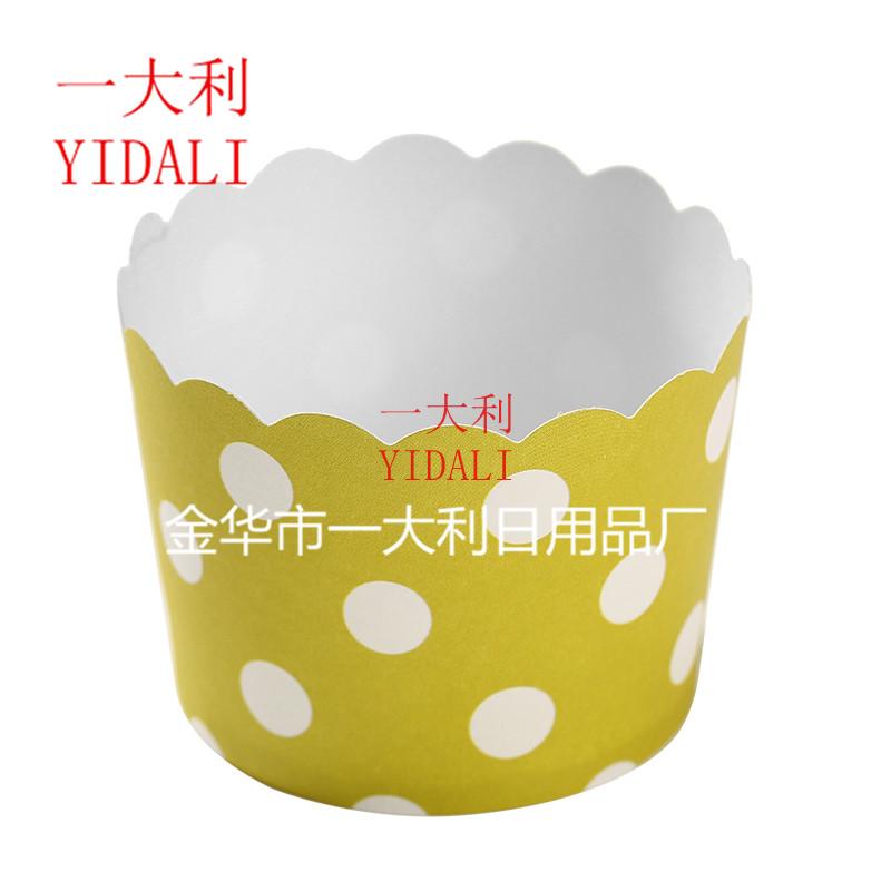 Dot Series Cake Paper Cup Small 5  4.5 High Temperature Resistant Cup PE Coating Oilproof Waterproof