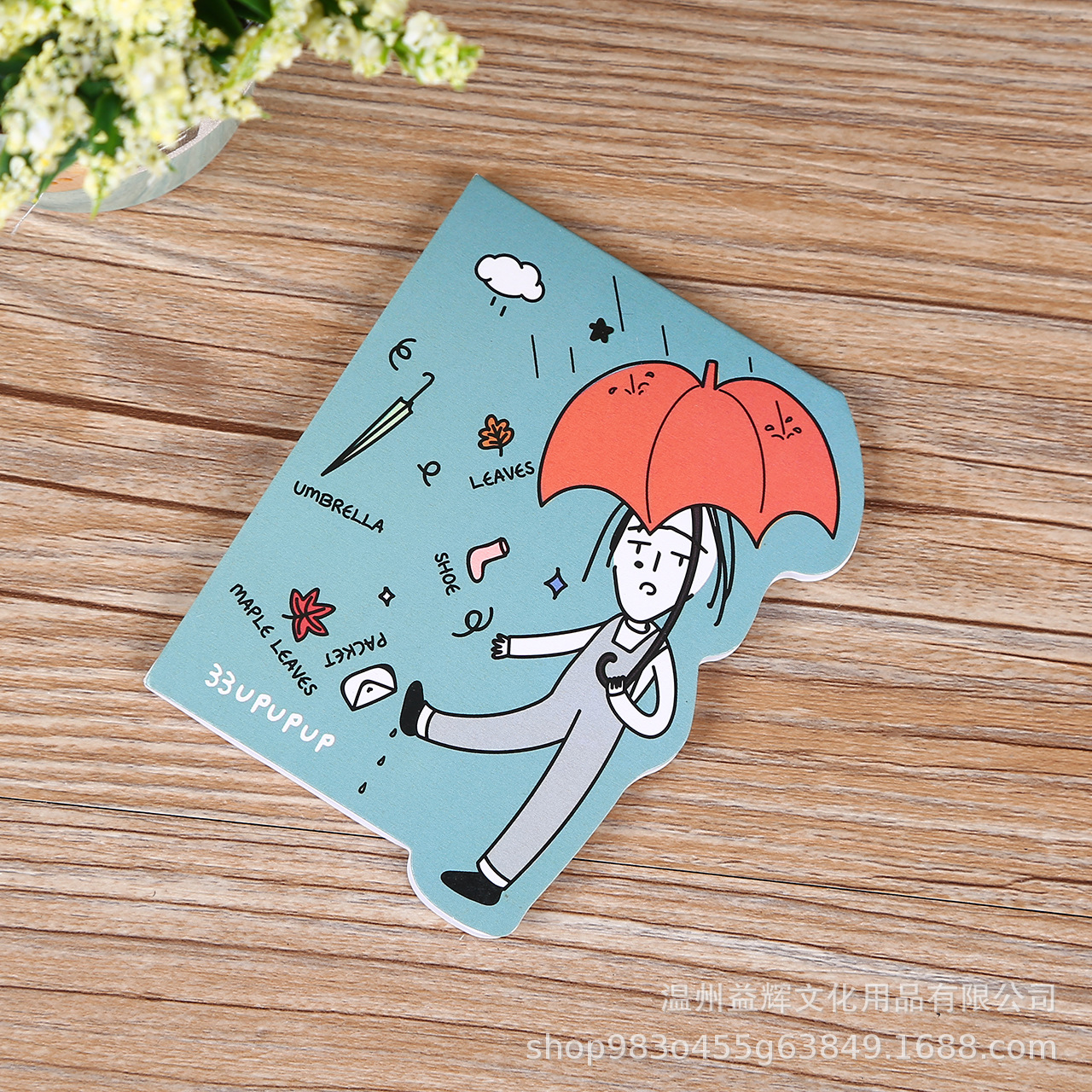 Creative Stationery Special-Shaped Sticky Notes Cartoon Double Gummed Paper Note Sticker Portable Note Paper Notebook Customization