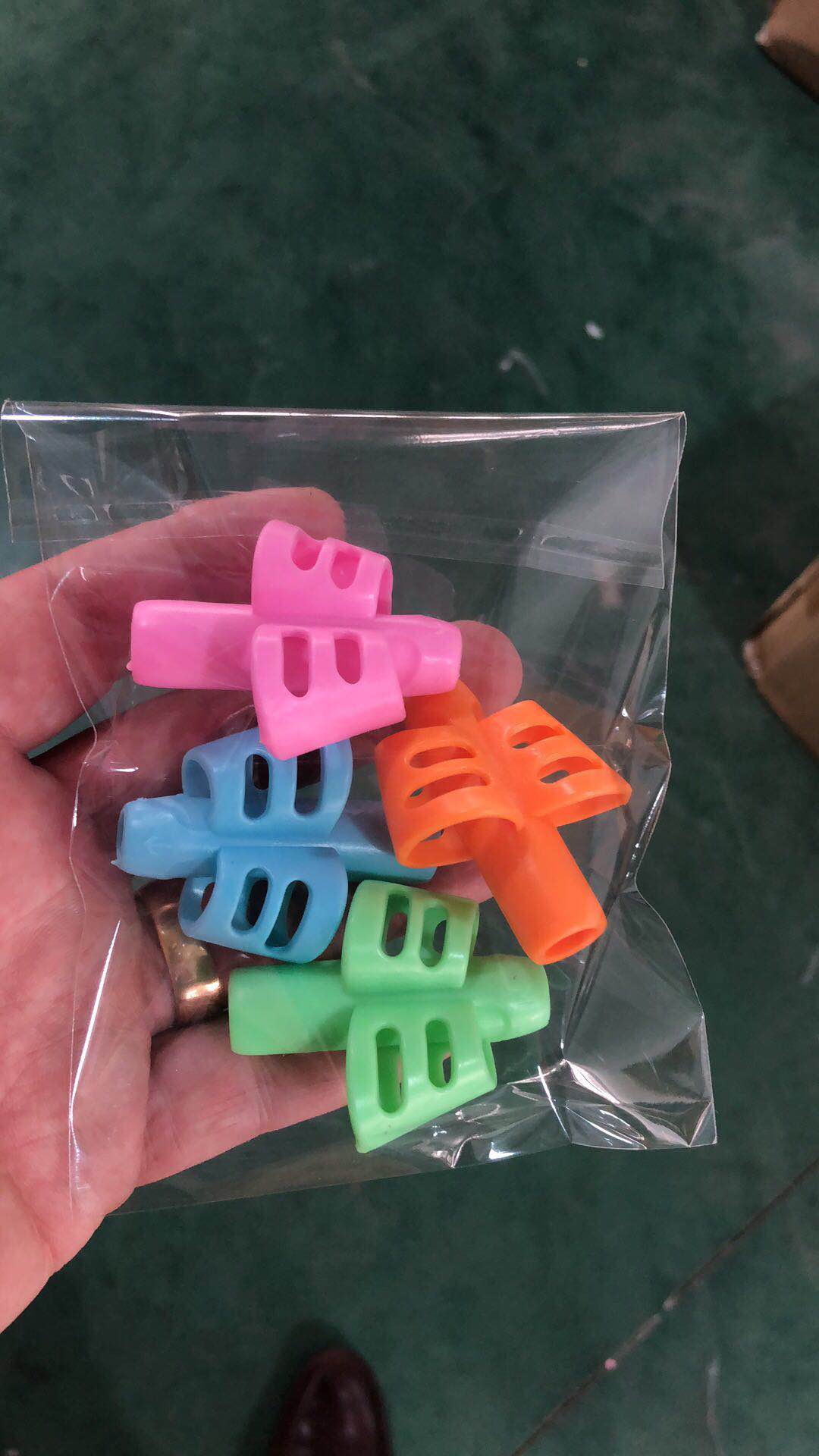 Double Finger Stall Pencil Grip Brace Children Writing Posture Brace Suit