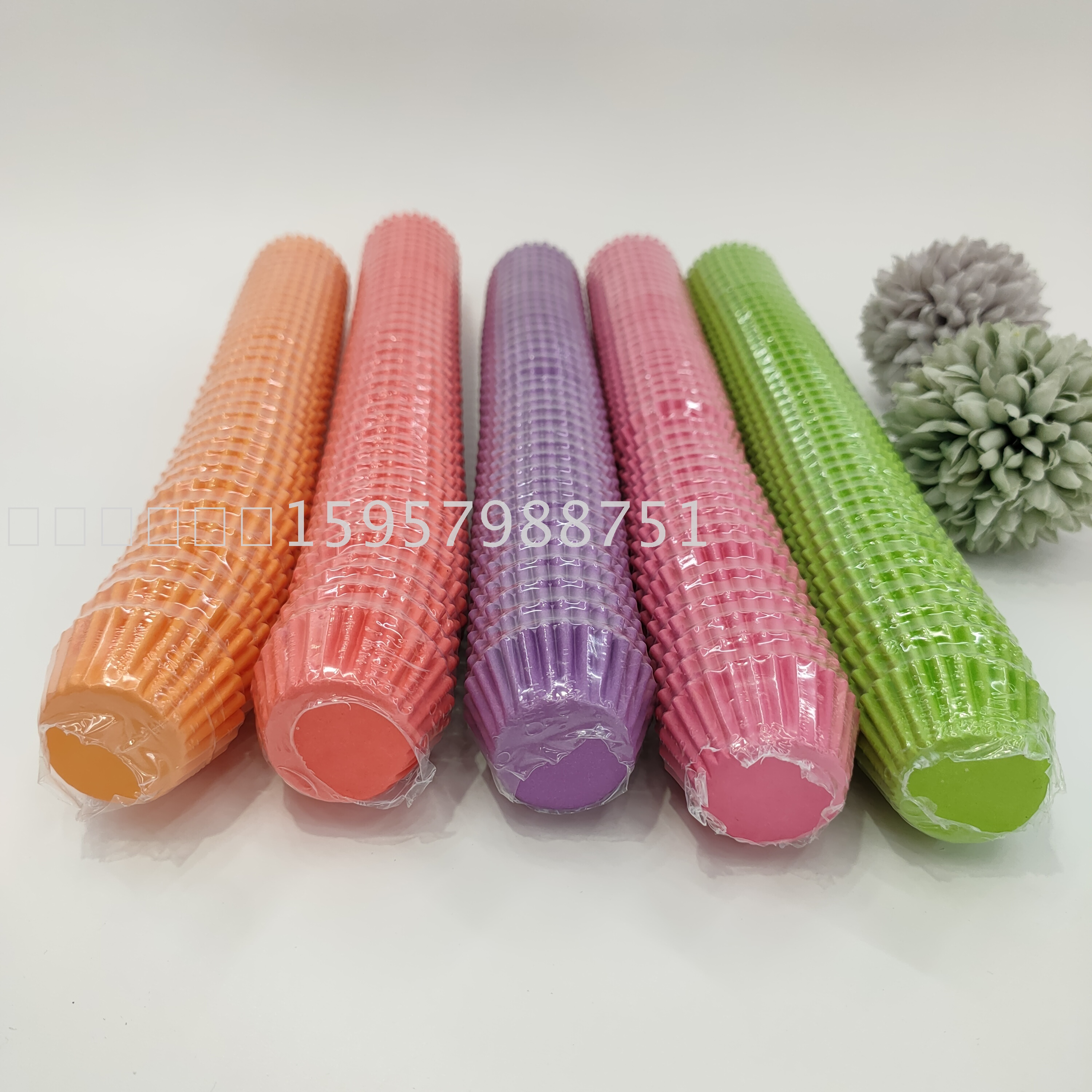 Solid Color Cake Paper 6cm 1000 PCs/Strip Color Cake Paper Cup