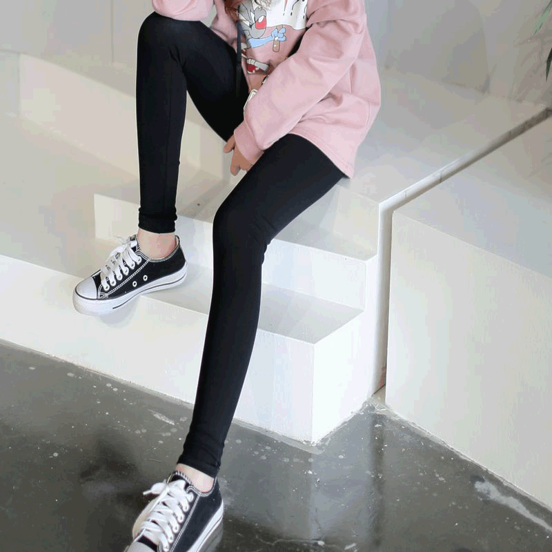 Women&#039;s Cotton Autumn Leggings Tappered Pencil Pants Slim Fit Slimming outside Wear Korean Style Leggings Solid Color Sports Casual Pants