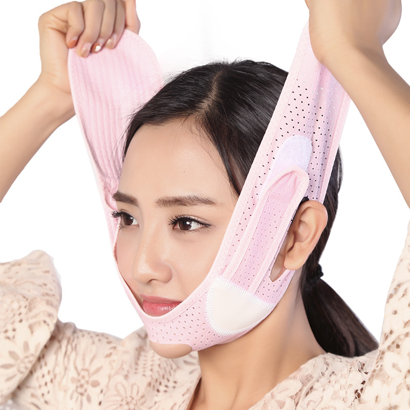 JORZILANO V Face Bandage Face Lift Tape Facial Mask Beauty Instrument French Pattern Lifting and Tightening Facial Double Chin Mask