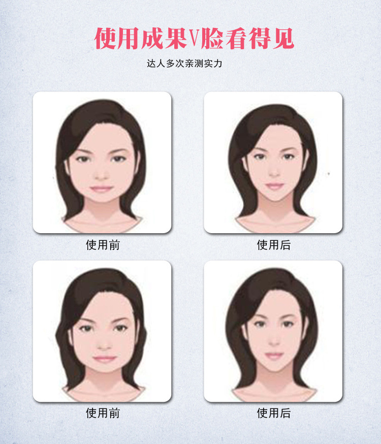 JORZILANO V Face Bandage Face Lift Tape Facial Mask Beauty Instrument French Pattern Lifting and Tightening Facial Double Chin Mask JORZILANO V Face Bandage Face Lift Tape Facial Mask Beauty Instrument French Pattern Lifting and Tightening Facial Double Chin Mask