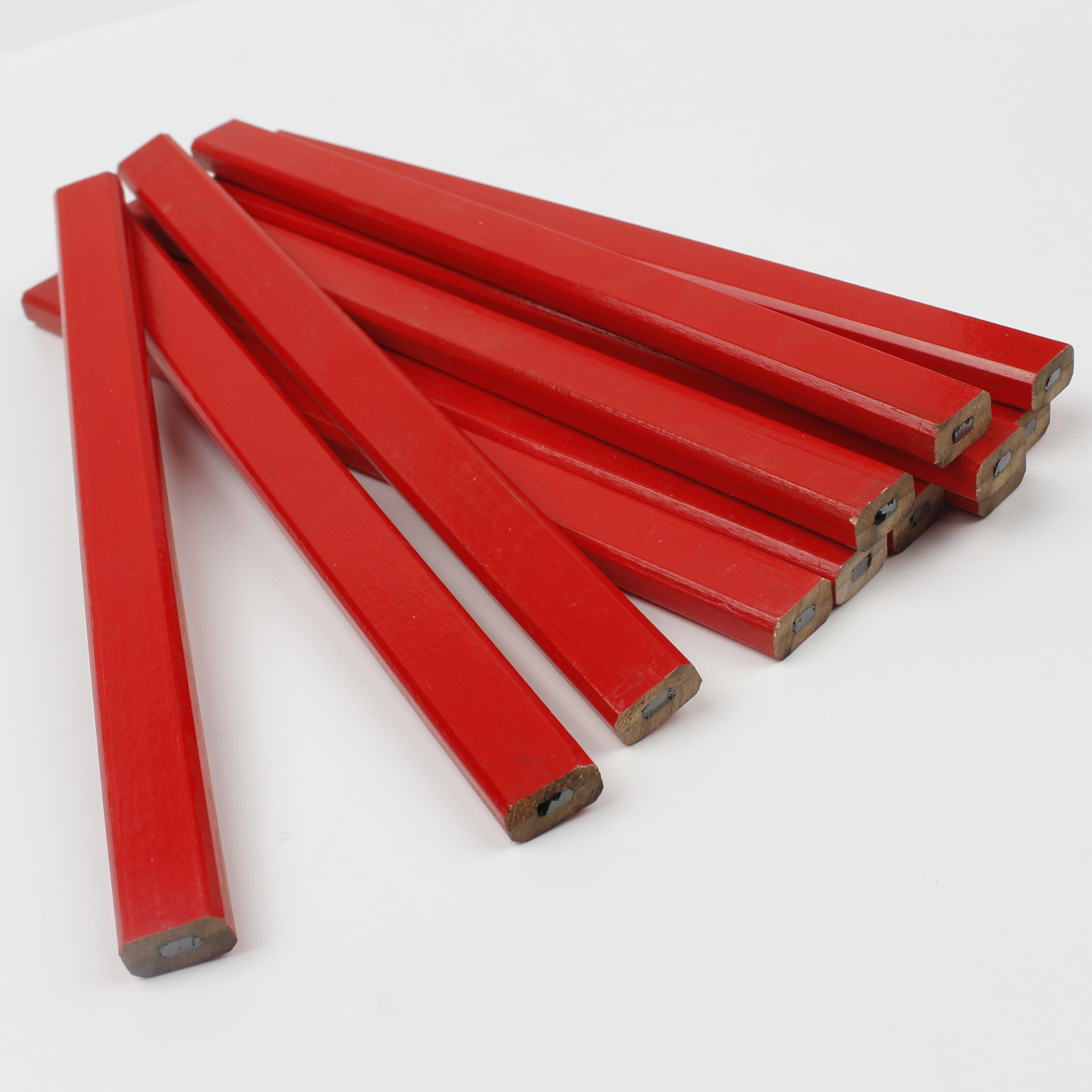 Pencil Special Octagonal Pencil Thick Lead Red and Blue TwoColor Scribing Special Processing Customization (Details) OEM