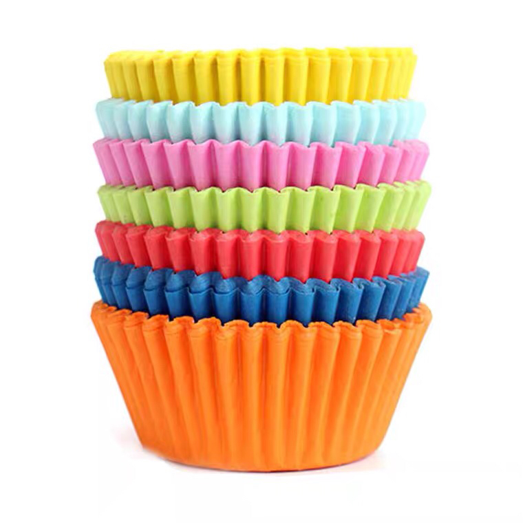 Cake Paper Cake Cup Paper Cups Boxed Baking Printing Oil-Proof Cake Paper Cup Egg Yolk Crisp Daifuku Paper Cups Paper