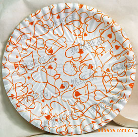 Disposable paper plate paper cup paper bowl paper box paper paper straw birthday party supplies barbecue supplies paper tableware