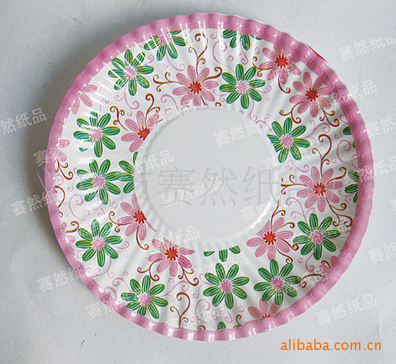 Disposable paper plate paper cup paper bowl paper box paper paper straw birthday party supplies barbecue supplies paper tableware