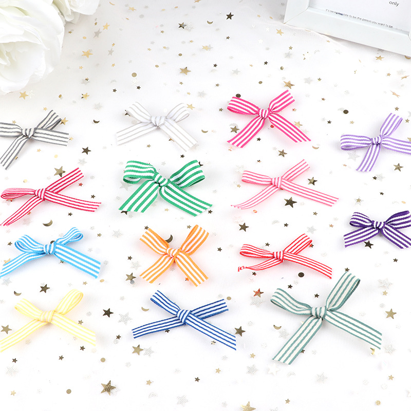 Handmade Ribbon Bow Back Stickers Double-Sided Adhesive Gift Box Packing Tape Handbag Decorations Manufacturers Supply