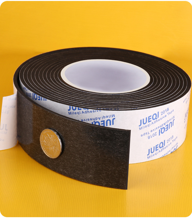 Bowtape Eva Black Strong Adhesive Double-Sided Tape Window Door Crack Windproof Car Sound Insulation Damping Tape