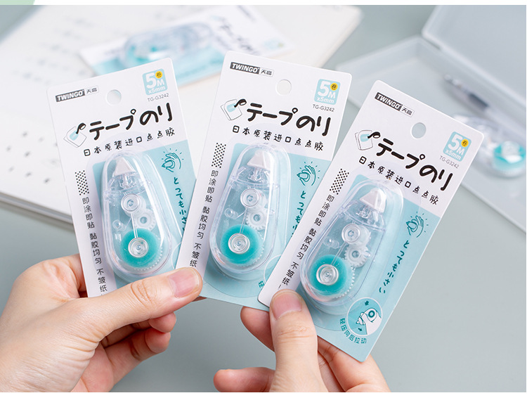 Twingo Tiangao Dotting Glue Correction Tape Double-Sided Adhesive Tape Hand Account Office Dotting Glue Is Painted, That Is, It Is Pasted, Wrong and Erasable Twingo Tiangao Dotting Glue Correction Tape Double-Sided Adhesive Tape Hand Account Office Dotting Glue Is Painted, That Is, It Is Pasted, Wrong and Erasable