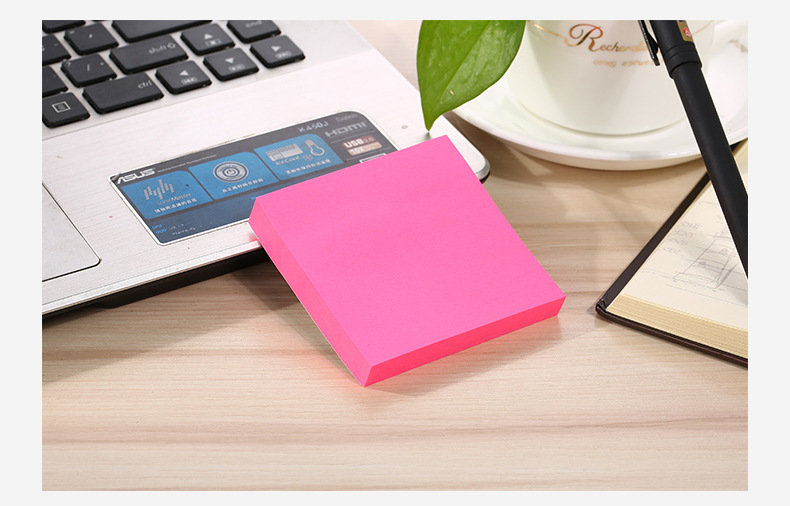 76 * 76mm Fluorescent Sticky Note Color Paper Notepad Office Casual Tear-off Mini Nth Sticker Customized by Manufacturer 76 * 76mm Fluorescent Sticky Note Color Paper Notepad Office Casual Tear-off Mini Nth Sticker Customized by Manufacturer