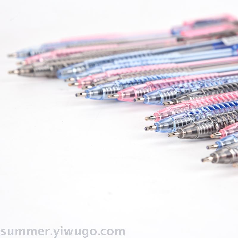 Ball point pen pressing type a2 special for students in the blue office business pen wholesale old-fashioned