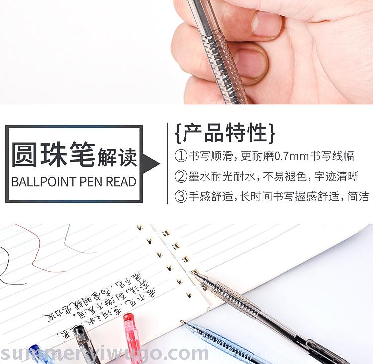Ball point pen pressing type a2 special for students in the blue office business pen wholesale old-fashioned Ball point pen pressing type a2 special for students in the blue office business pen wholesale old-fashioned