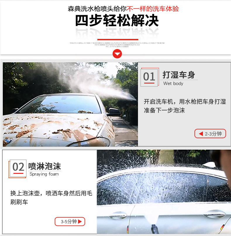Dried Shrimp Cross-Border Delivery Full Plastic Garden Tools Car Wash Luxury Gardening Water Gun Ball Pen Outlet Water Pipe Connector