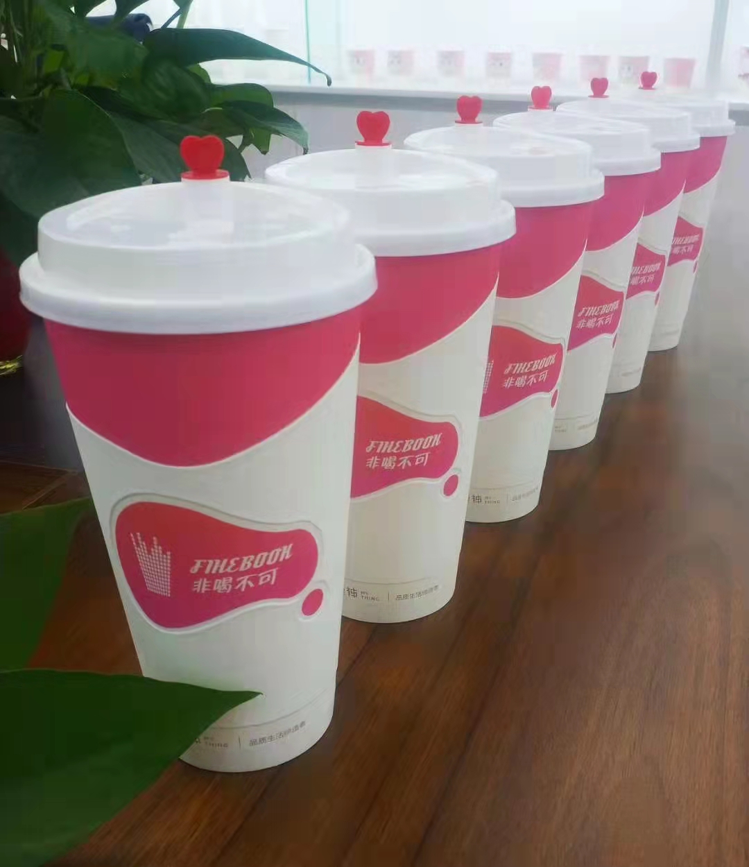 Large Export Disposable Paper Cup Kraft Paper Hot Drink Coffee Milk Tea Thickened Drink Cup Advertising Cup