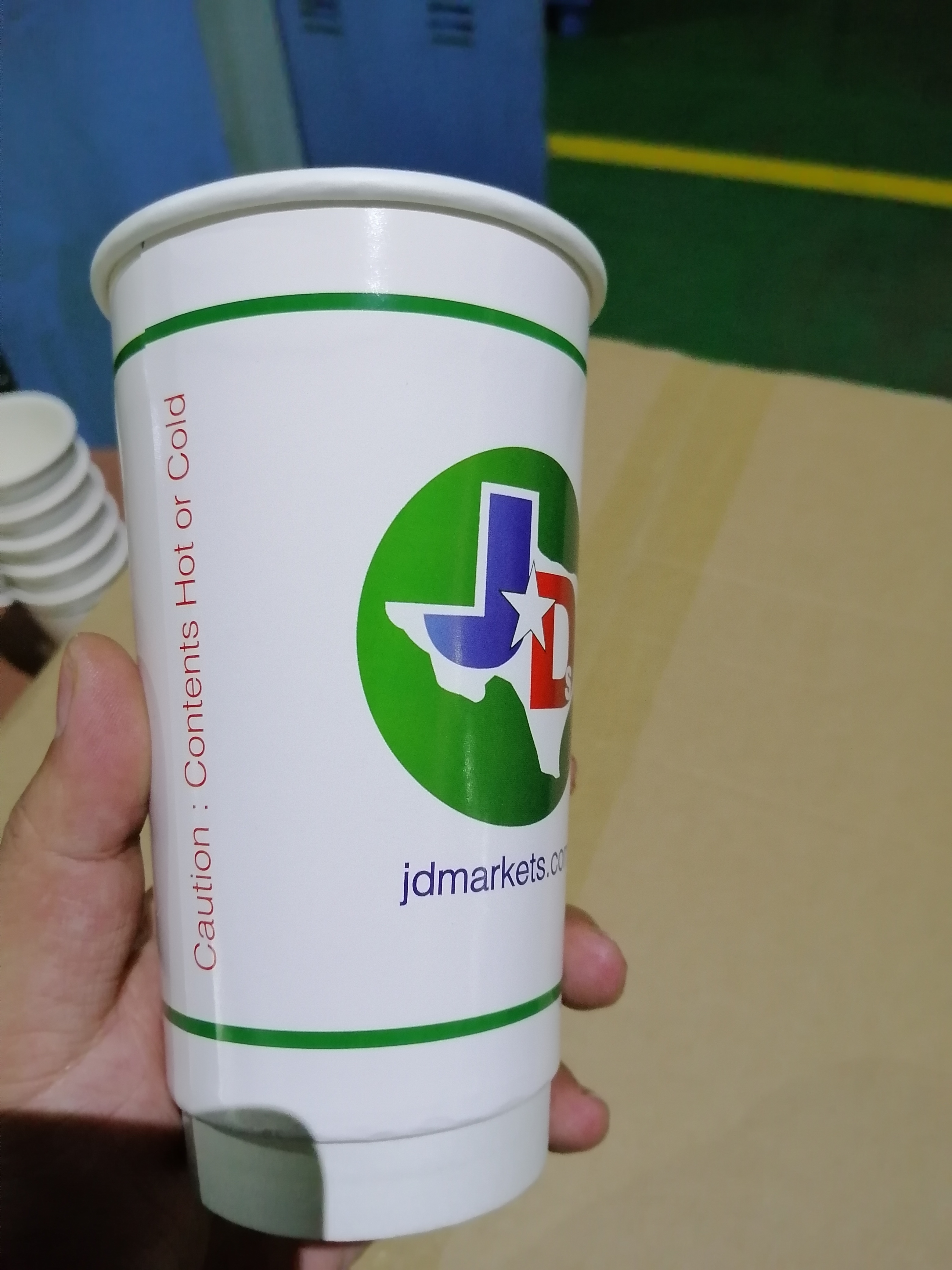 Wholesale Disposable Paper Cup Customized Thickened Cool Drinks Cup Takeaway Catering Paper Cup OEM Customized