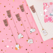 Cartoon Creative Rabbit Ears Sequins Gel Pen Ins Girl Heart Signature Pen Cute Student Exam Writing Ball Pen
