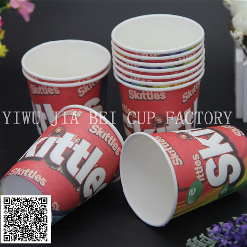 Disposable paper cup coffee cup cupcake paper cup advertising cup tea paper cup baking paper cup customized stock.