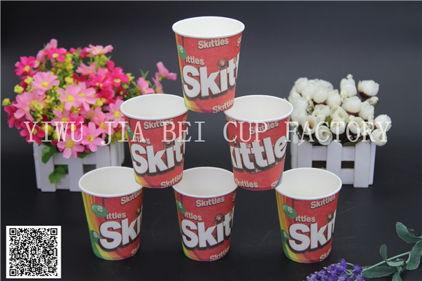 Disposable paper cup coffee cup cupcake paper cup advertising cup tea paper cup baking paper cup customized stock.