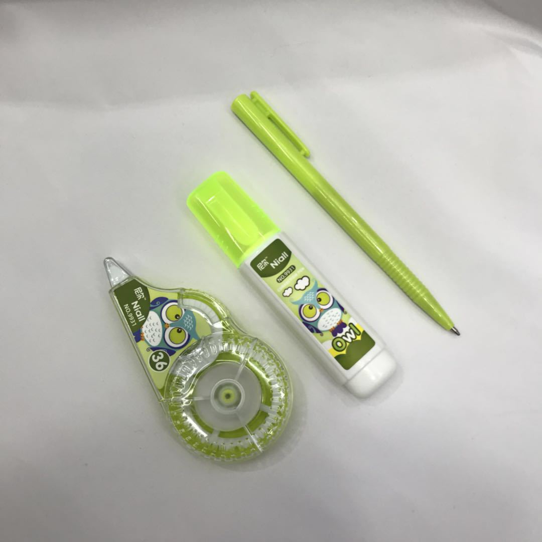 Correction Tape 3-in-1 Correction Fluid Creative Learning Stationery Correction Tape Three Pack Correction Tape Stationery Cartoon Correction Tape