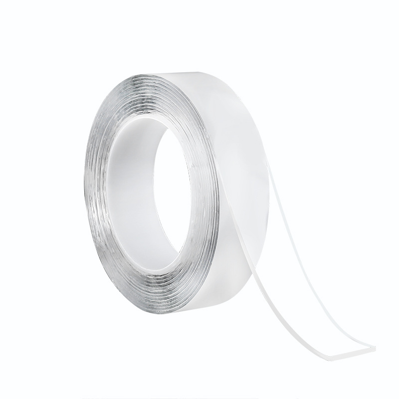 Strong Non-Marking Nano Adhesive Tape Manufacturer Ten Thousand Transparent Washed Magic Gel Paste Net Red Same Style New Year Couplet Double-Sided Adhesive Tape