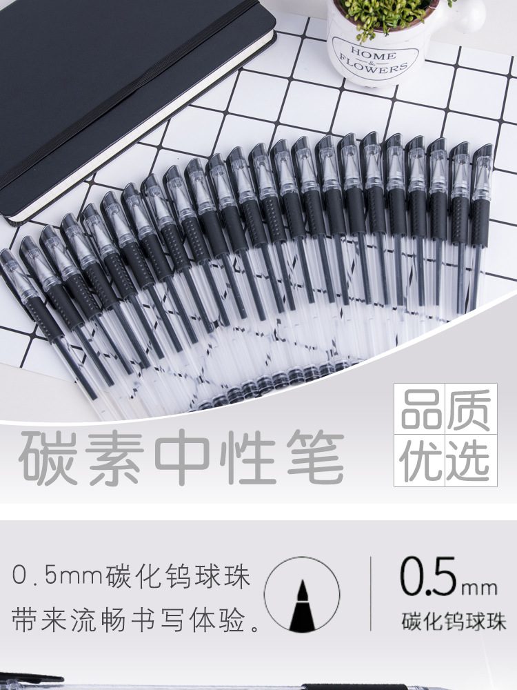 Pinduoduo Hot Small European Standard Gel Pen 0.5mm Bullet Ball Pen Wholesale Tmall Customization OEM Wholesale Pinduoduo Hot Small European Standard Gel Pen 0.5mm Bullet Ball Pen Wholesale Tmall Customization OEM Wholesale