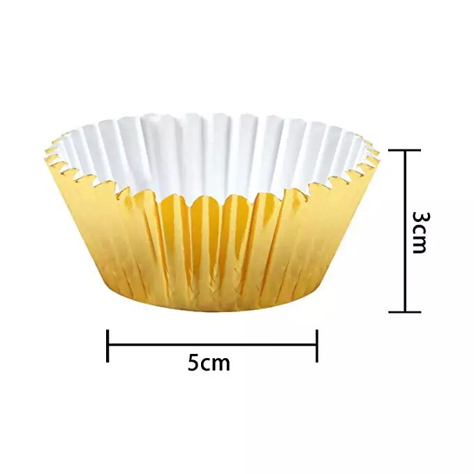 Cake Paper Cup Baking Packaging Cake Mold Cake Mold Aluminum Foil Baking Cup Oven Paper Cups Packaging Cake Paper