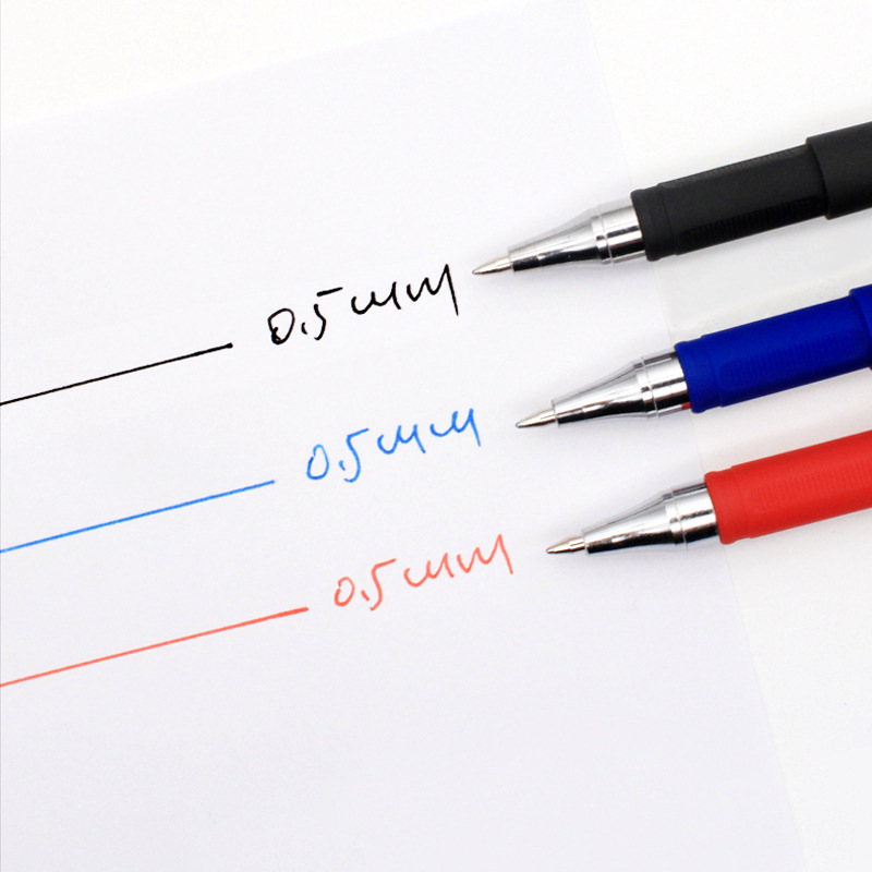 Rudzhi 380 Model Gel Pen Bullet 0.5mm Signature Pen Office Culture and Education Student Exam Ball Pen Wholesale