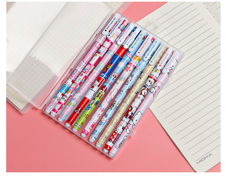Korean Stationery Color Gel Pen Creative Learning Office Supplies Cute Ball Pen Package Ten Color Gel Pen Korean Stationery Color Gel Pen Creative Learning Office Supplies Cute Ball Pen Package Ten Color Gel Pen