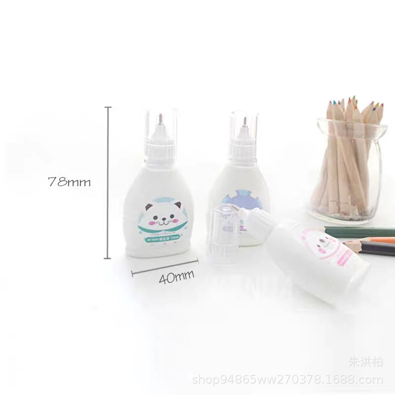 Domini 12ml Correction Fluid Tilta Correction Fluid Student Office Correction Fluid Cartoon Correction Fluid Stationery Wholesale