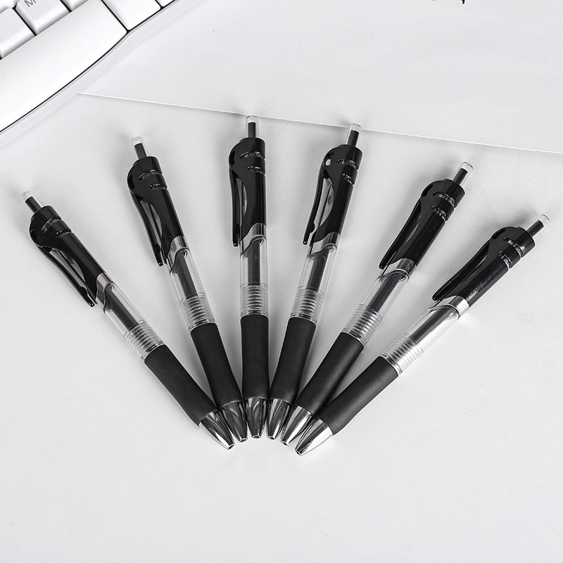 Press Large Capacity 0.5mm Bullet Gel Pen Pressing Pen Ball Pen Gel Pen Exam Office Pressing Pen