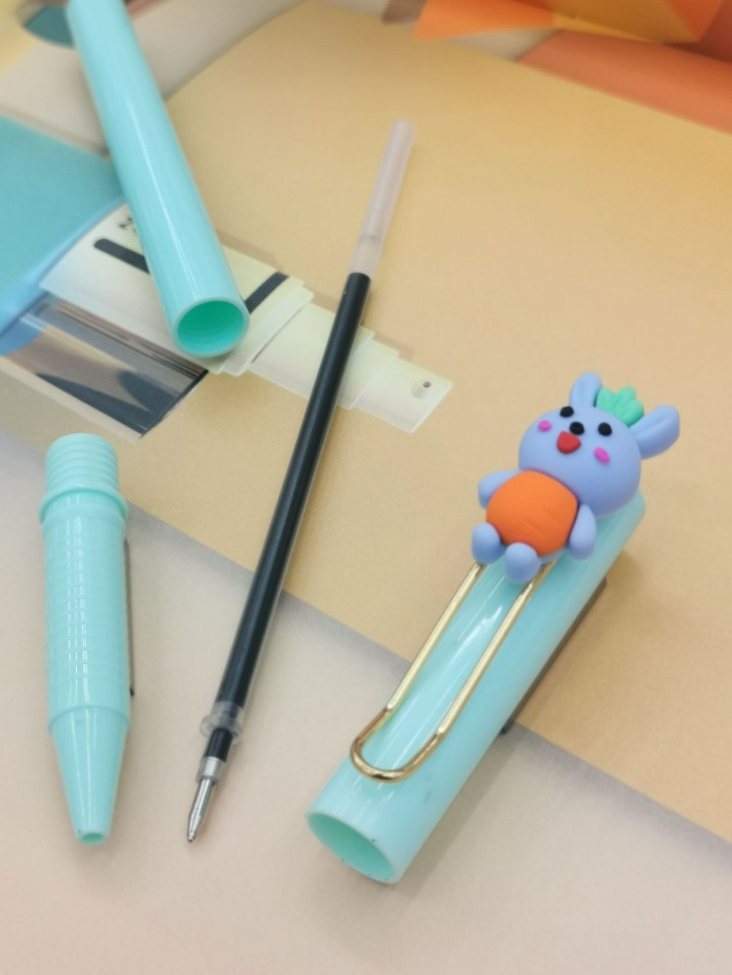Creative Korean Stationery Press Gel Pen Cute Girl Insert Cartoon Signature Pen Acrylic Bullet Ball Pen Creative Korean Stationery Press Gel Pen Cute Girl Insert Cartoon Signature Pen Acrylic Bullet Ball Pen