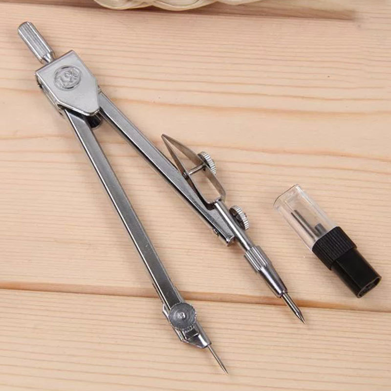 Compasses International Standard for Drawing Design Engineering General Compasses Wholesale with Pencil Leads Stationery