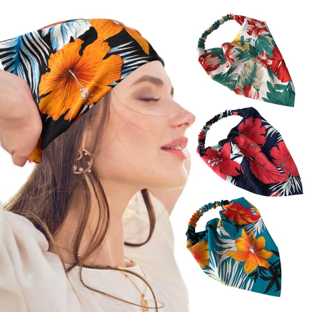 Oumeiya Xiaosun Hair Accessories All-Match out Pleated Cover Triangular Binder Wide Hair Band Headband Wide-Edged Headband Korean Style Headdress Oumeiya Xiaosun Hair Accessories All-Match out Pleated Cover Triangular Binder Wide Hair Band Headband Wide-Edged Headband Korean Style Headdress