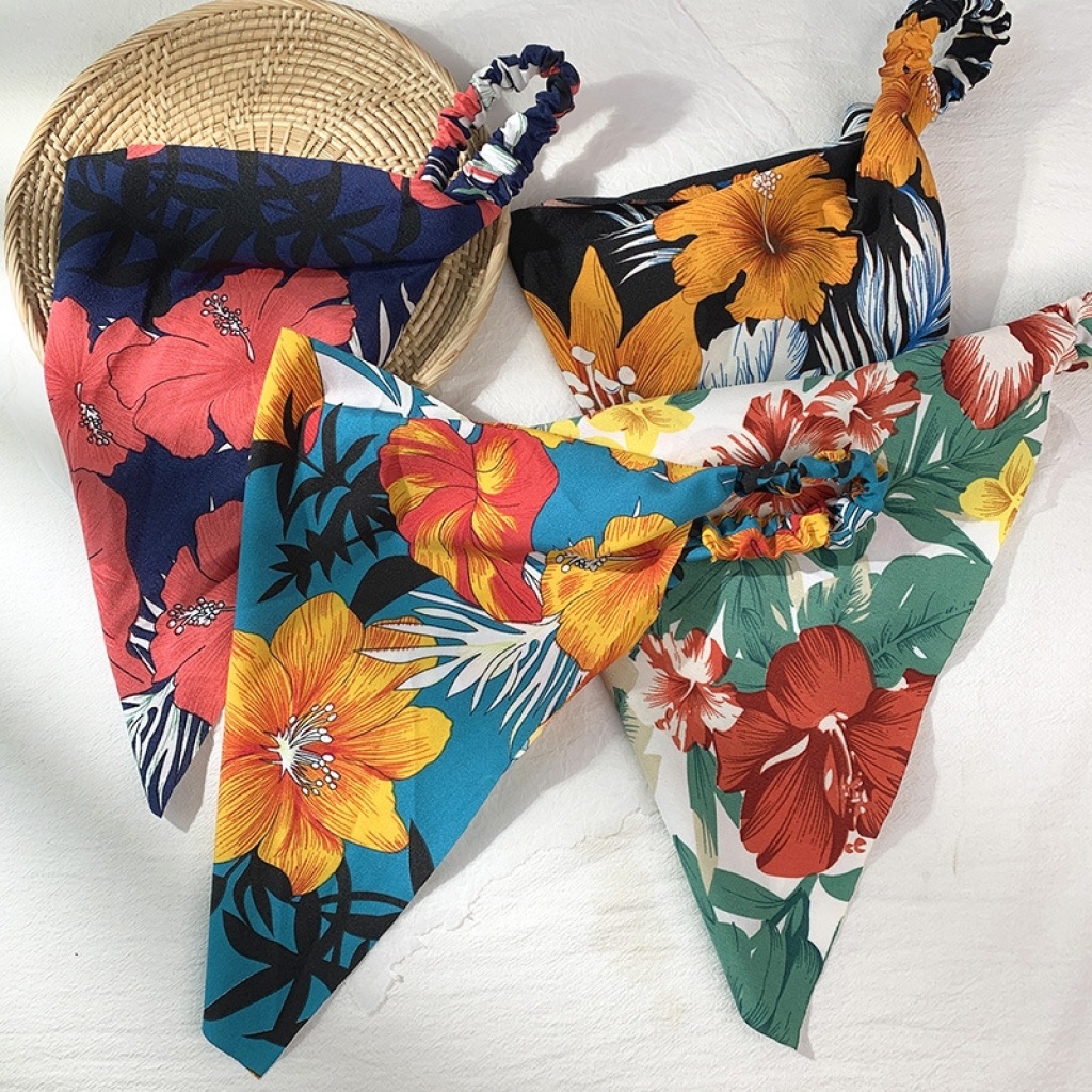 Oumeiya Xiaosun Hair Accessories All-Match out Pleated Cover Triangular Binder Wide Hair Band Headband Wide-Edged Headband Korean Style Headdress Oumeiya Xiaosun Hair Accessories All-Match out Pleated Cover Triangular Binder Wide Hair Band Headband Wide-Edged Headband Korean Style Headdress