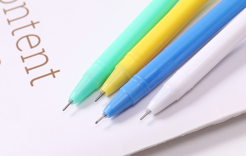 Yue Lu 6 Boxed Cartoon Soft Rubber Head Gel Pen Student Cute Ball Pen Korean Office Stationery Writing Pen Yue Lu 6 Boxed Cartoon Soft Rubber Head Gel Pen Student Cute Ball Pen Korean Office Stationery Writing Pen