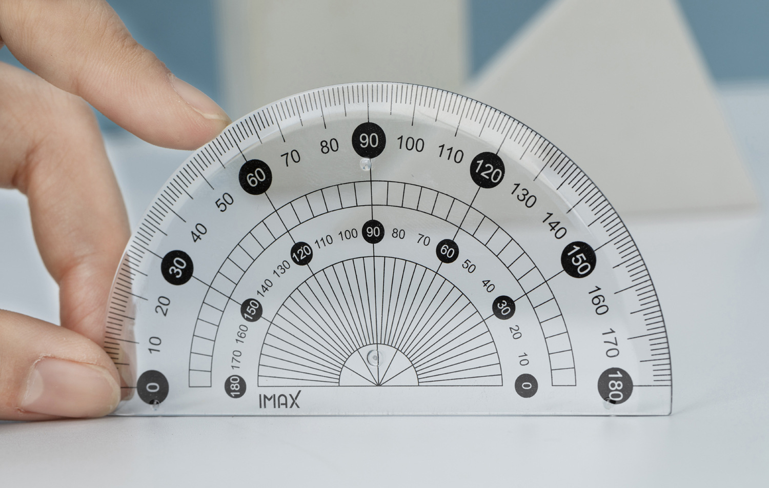 High-End Fashion Blue Pink Iron Box Compasses Ruler Set, Standard Student Exam Compasses Ruler Math Set,