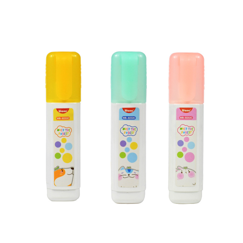 Weibo Students Use 12G White Correction Fluid Metal Pen Head Durable Correction Correction Solution for Office Learning