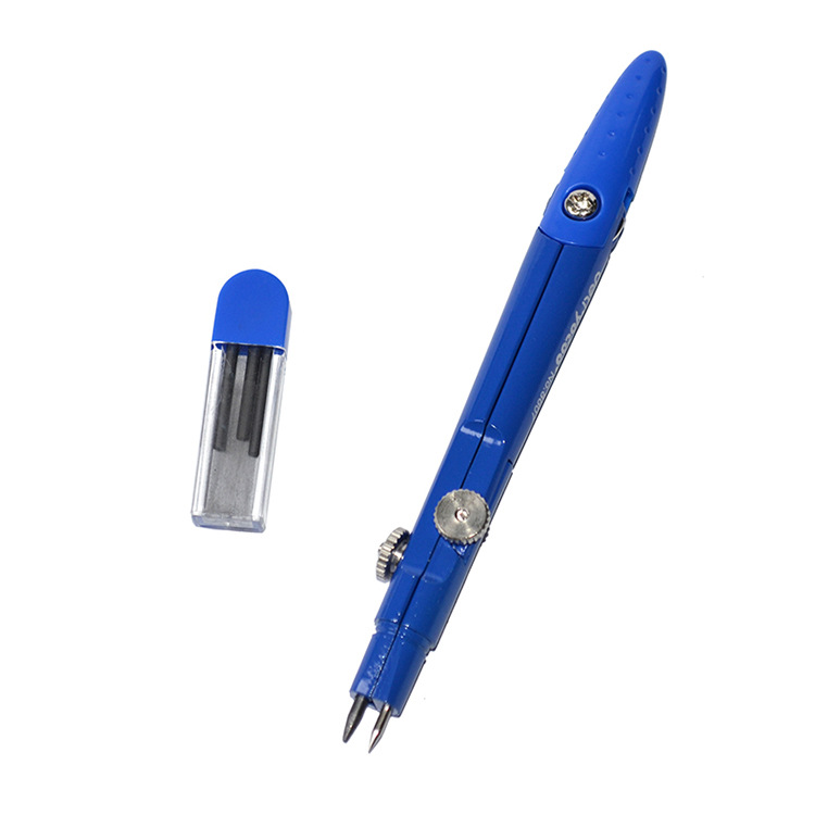 Deli 8607 Pencil Refill Compasses Colorful Drawing Compasses/Survey Instrument All Metal Easy to Carry Deli 8607 Pencil Refill Compasses Colorful Drawing Compasses/Survey Instrument All Metal Easy to Carry