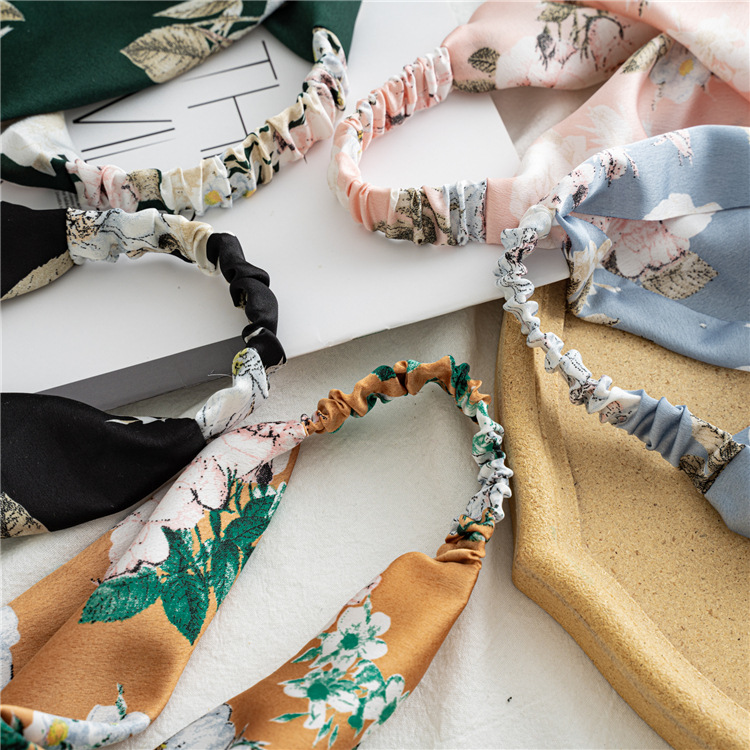 Three-State Satin Triangular Binder Hair Accessories 2021 European and American New Closed Toe Hair Band Elastic Elastic Band Headband Cross-Border Supply Three-State Satin Triangular Binder Hair Accessories 2021 European and American New Closed Toe Hair Band Elastic Elastic Band Headband Cross-Border Supply