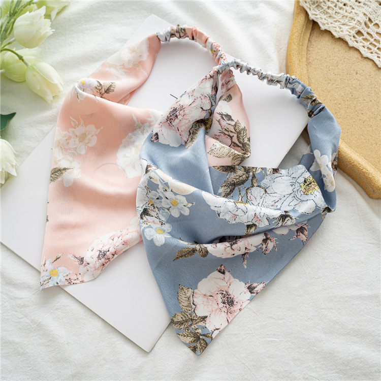 Three-State Satin Triangular Binder Hair Accessories 2021 European and American New Closed Toe Hair Band Elastic Elastic Band Headband Cross-Border Supply Three-State Satin Triangular Binder Hair Accessories 2021 European and American New Closed Toe Hair Band Elastic Elastic Band Headband Cross-Border Supply