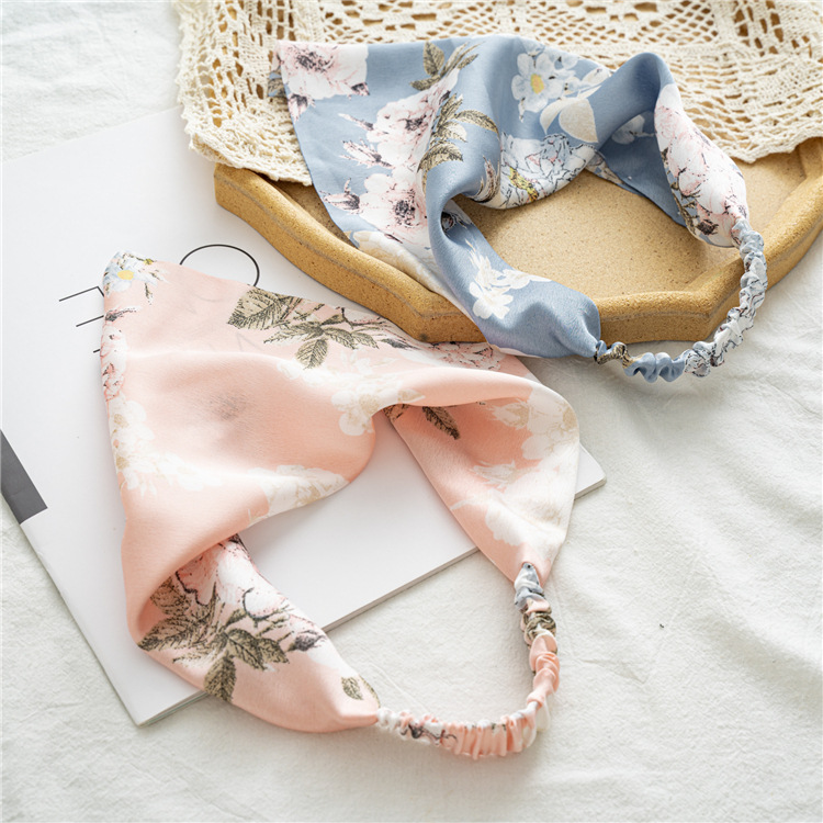 Three-State Satin Triangular Binder Hair Accessories 2021 European and American New Closed Toe Hair Band Elastic Elastic Band Headband Cross-Border Supply Three-State Satin Triangular Binder Hair Accessories 2021 European and American New Closed Toe Hair Band Elastic Elastic Band Headband Cross-Border Supply