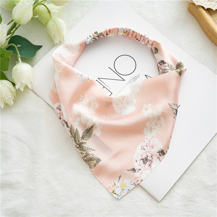 Three-State Satin Triangular Binder Hair Accessories 2021 European and American New Closed Toe Hair Band Elastic Elastic Band Headband Cross-Border Supply Three-State Satin Triangular Binder Hair Accessories 2021 European and American New Closed Toe Hair Band Elastic Elastic Band Headband Cross-Border Supply