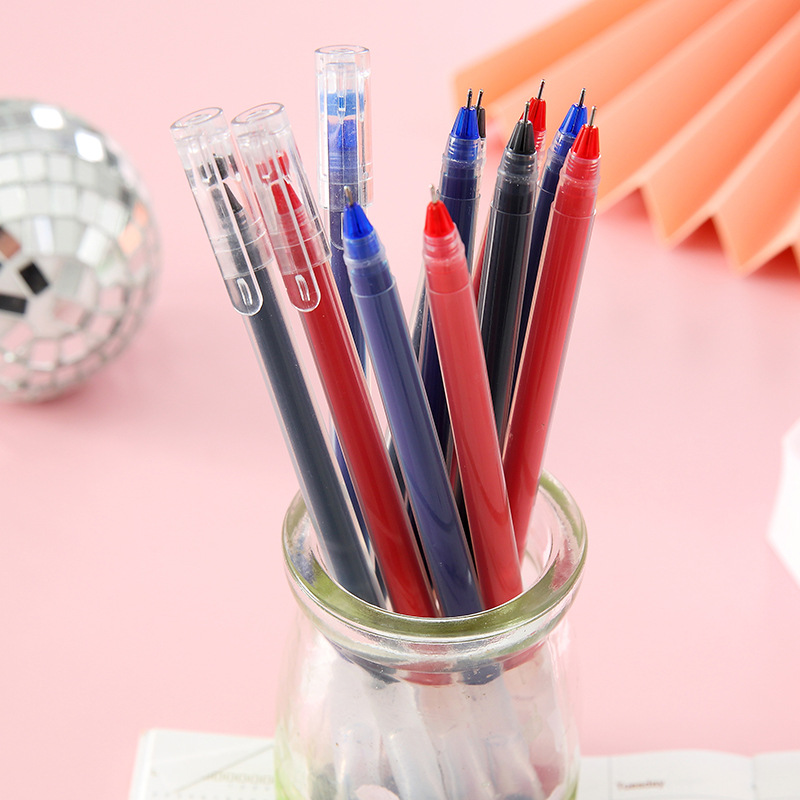 Practical Large Capacity Gel Pen Exam Ball Pen Student Writing Pen School Holiday Gift Stationery Wholesale