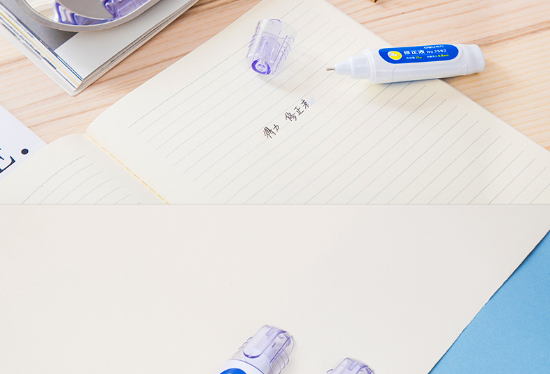 Deli 7382 Correction Correction Correction Correction Fluid Students Use White Seamless Quick-Drying Picture to Change Wholesale Large Capacity Deli 7382 Correction Correction Correction Correction Fluid Students Use White Seamless Quick-Drying Picture to Change Wholesale Large Capacity